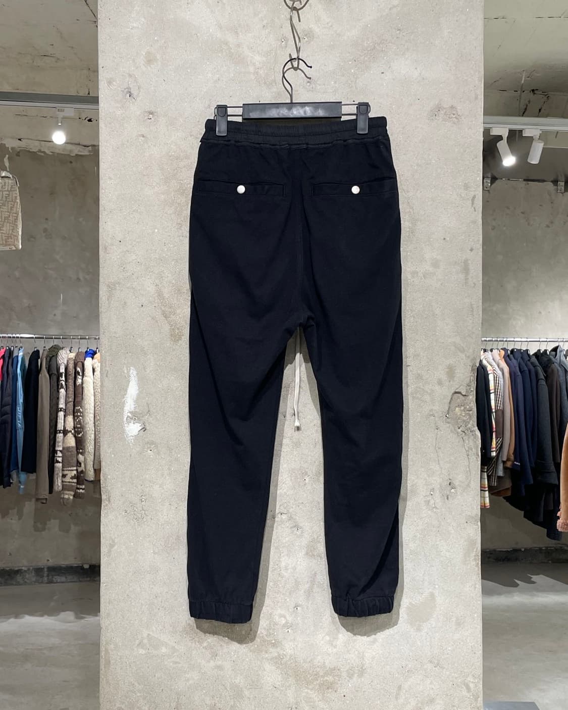 릭 오웬스 19F/W 블랙 사이드 패널 트랙 조거팬츠 상품이미지6