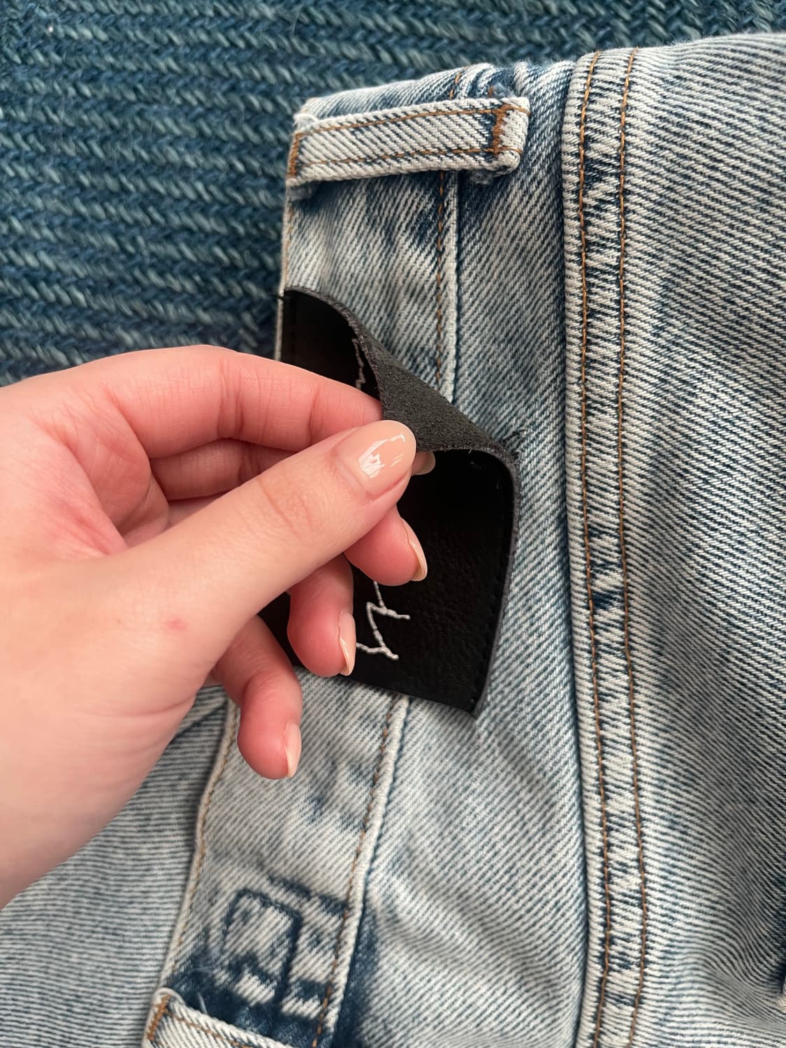 (32) 퍼킹어썸 배기진 연청 데님 상품이미지4