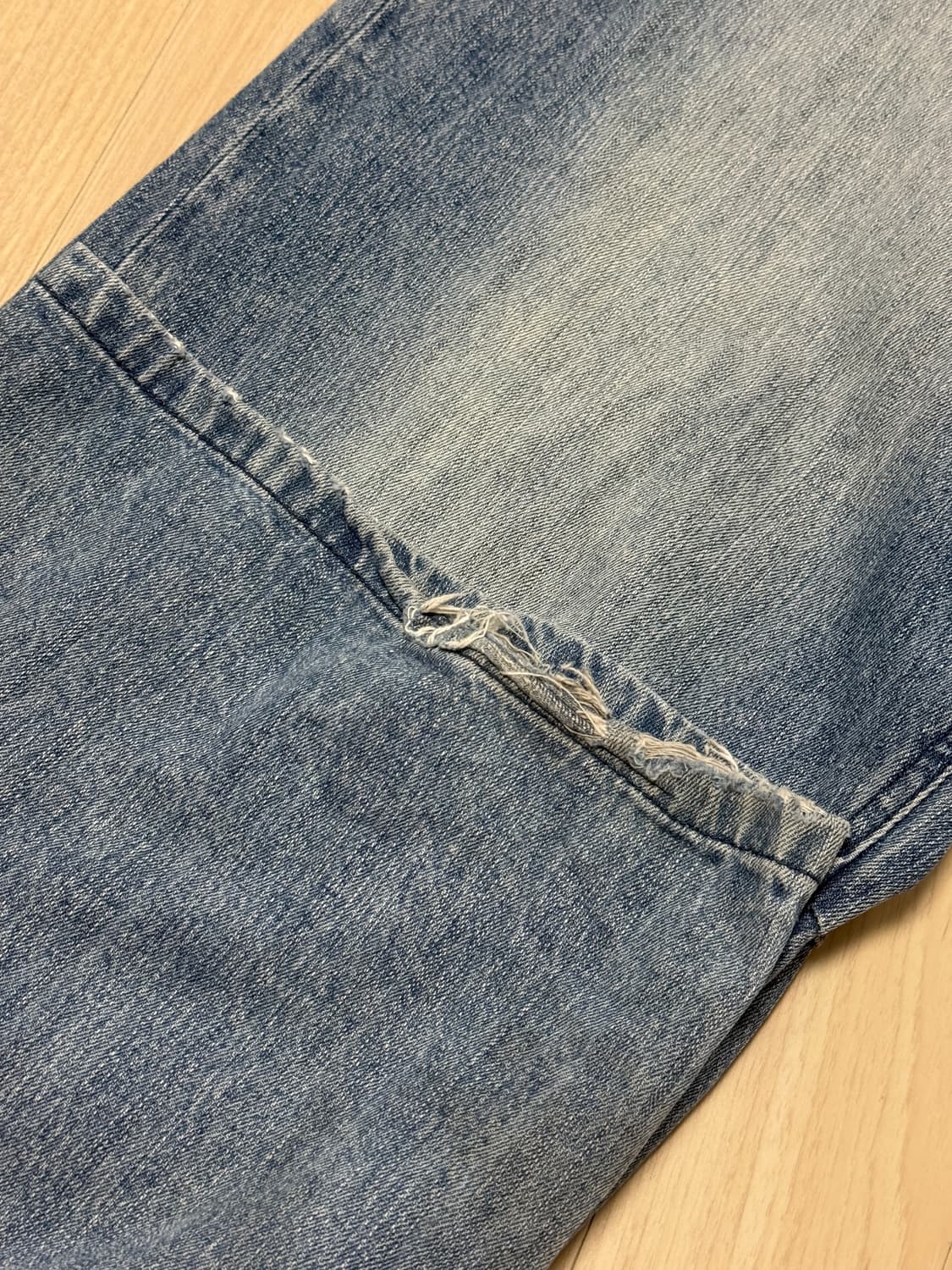 999휴머니티 av pleats denim pants nev blue 상품이미지3