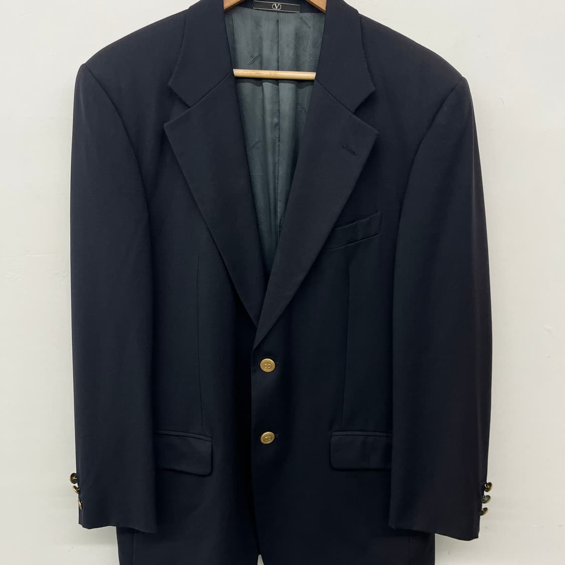 발렌티노 블랙 남성 블레이저 L 상품이미지2