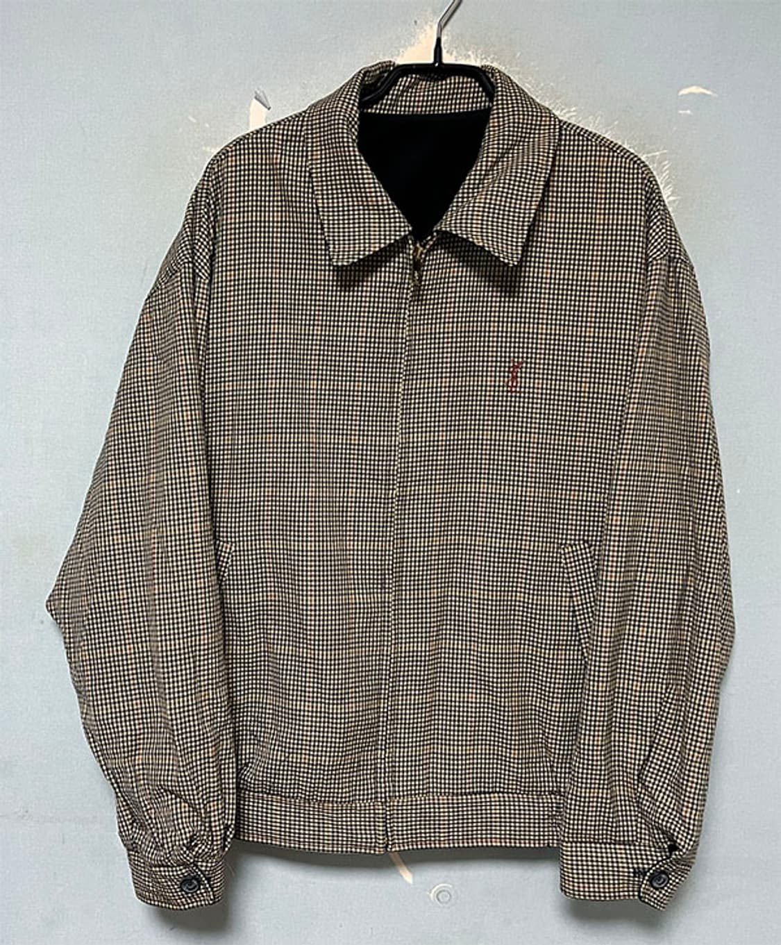 입생로랑 남자 양면 블루종 춘추 L 100 상품이미지4