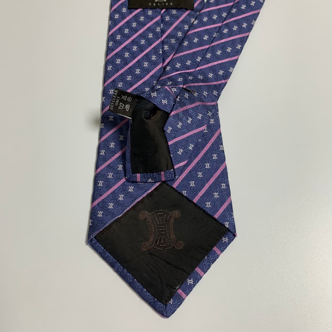 셀린느(CELINE) 명품 모노그램넥타이 100실크 A등급 9.7cm 상품이미지5