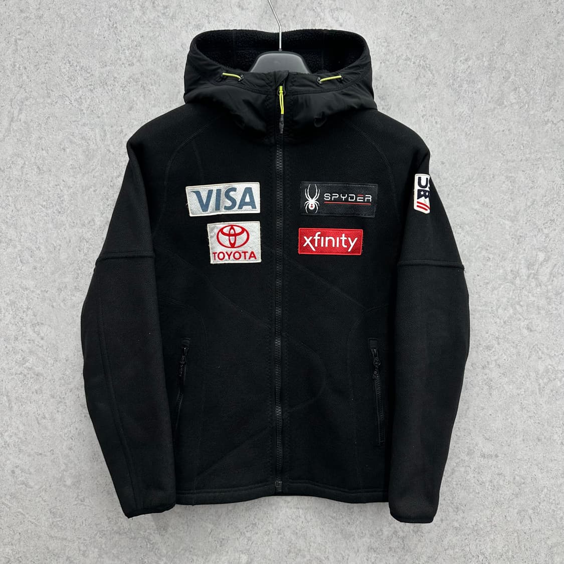 90 스파이더 도요타 남자 후리스 후드집업 자켓 상품이미지1