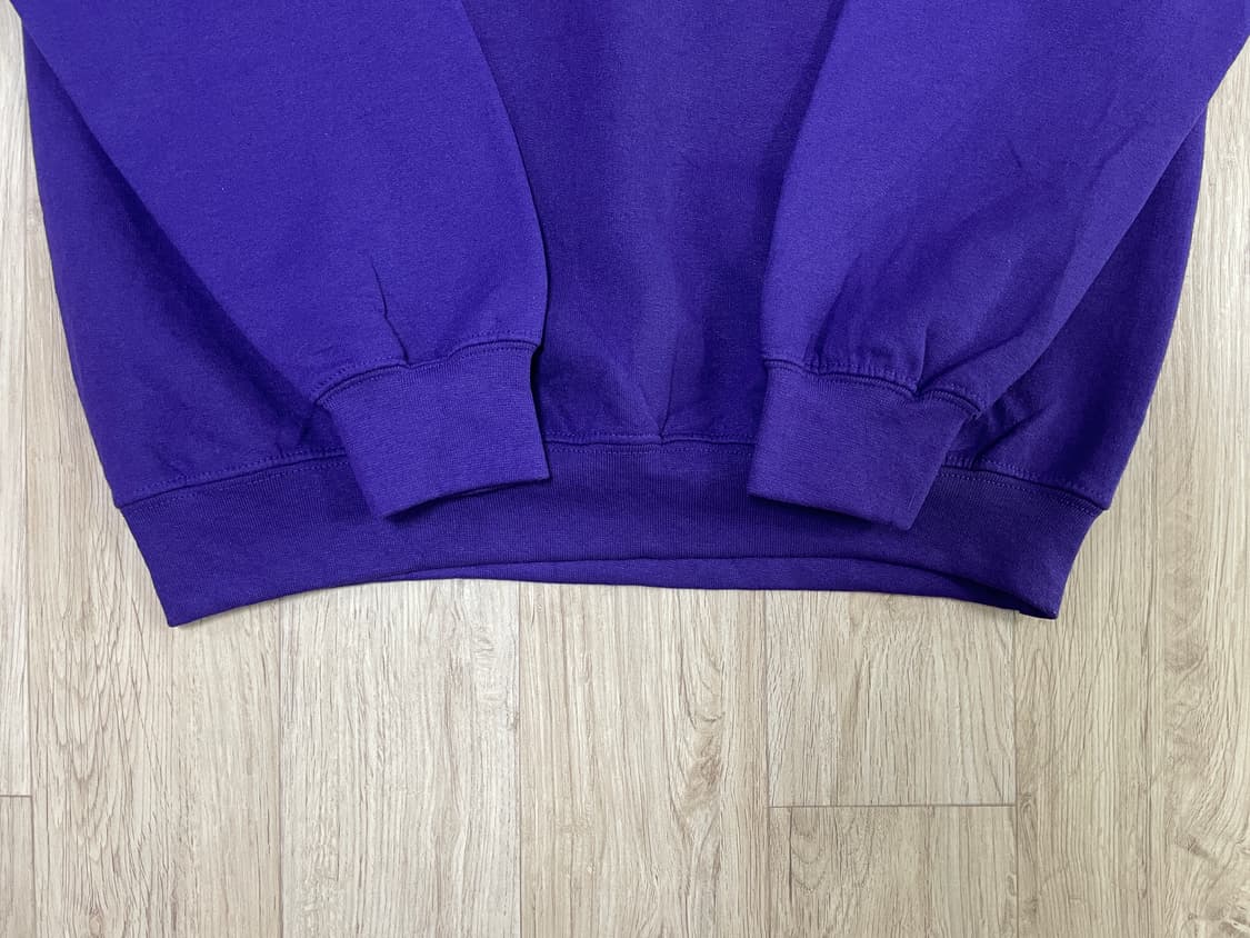 100) Vtg 길단 미대학 빅로고 퍼플 맨투맨(데드스탁) 상품이미지6