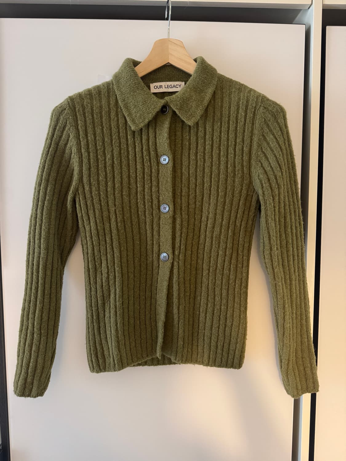 아워레가시 파인 폴로 알파카 가디건 상품이미지1