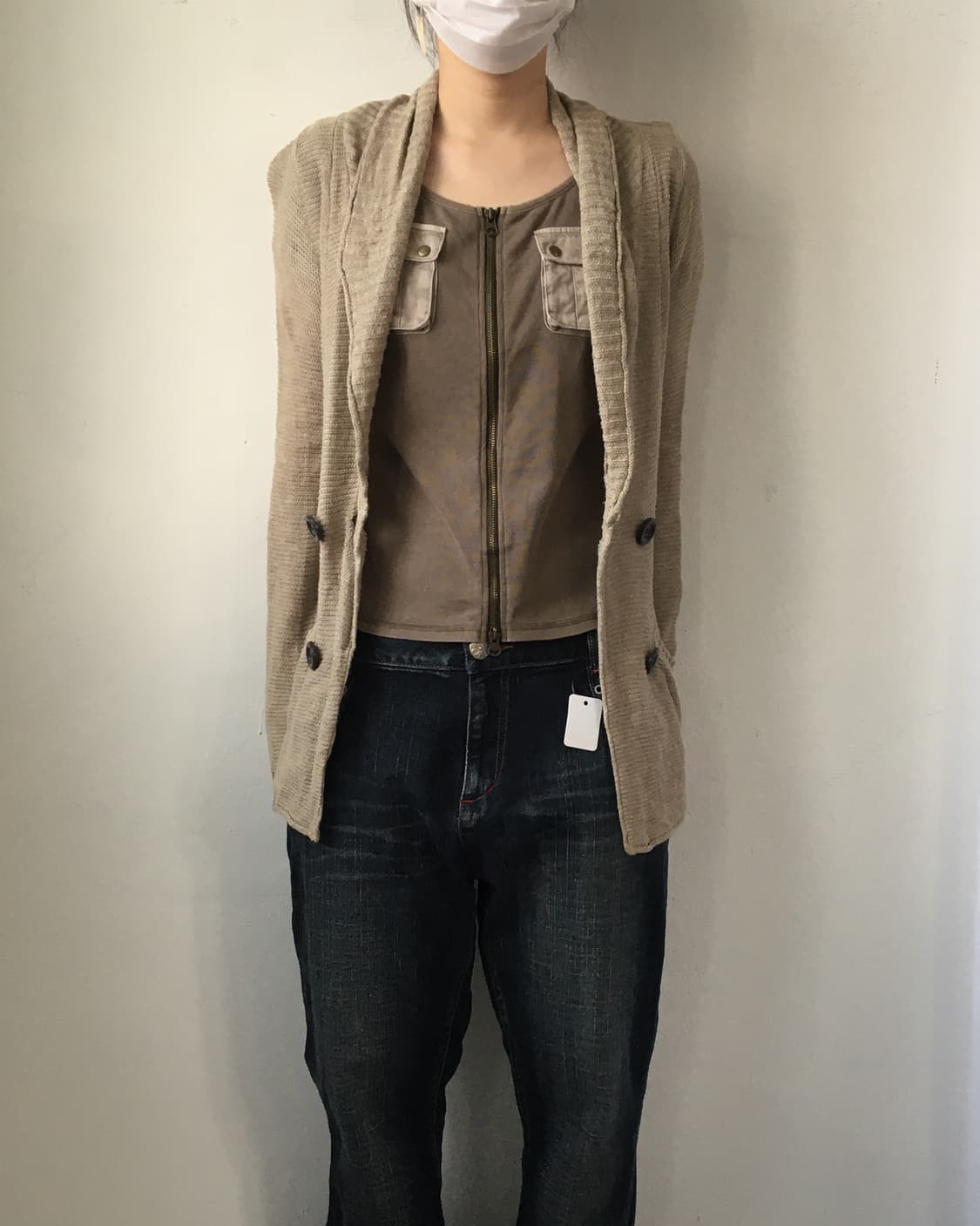 Drape point cardigan 상품이미지7