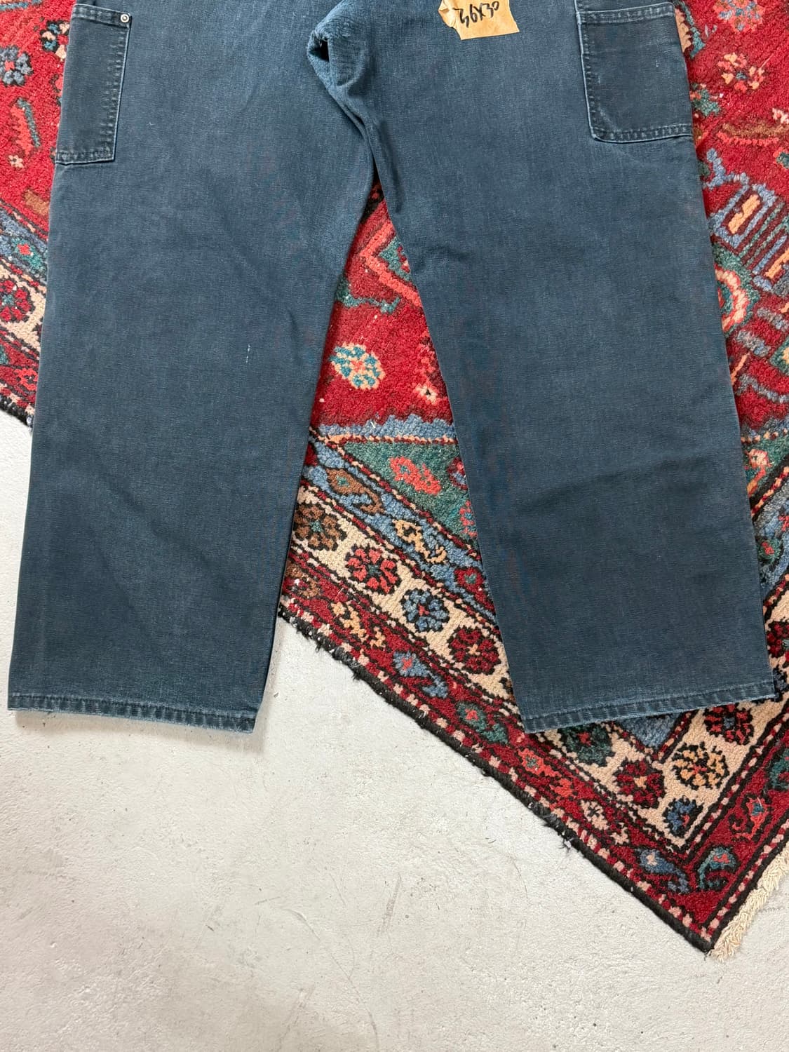 OG 칼하트 B136 더블니 팬츠 칼하트 썩블니 블랙 상품이미지8