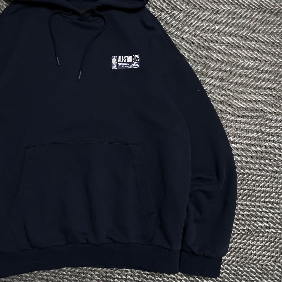 NBA All STAR 2025 빅로고 박시핏 후드 티셔츠y 5069 상품이미지4