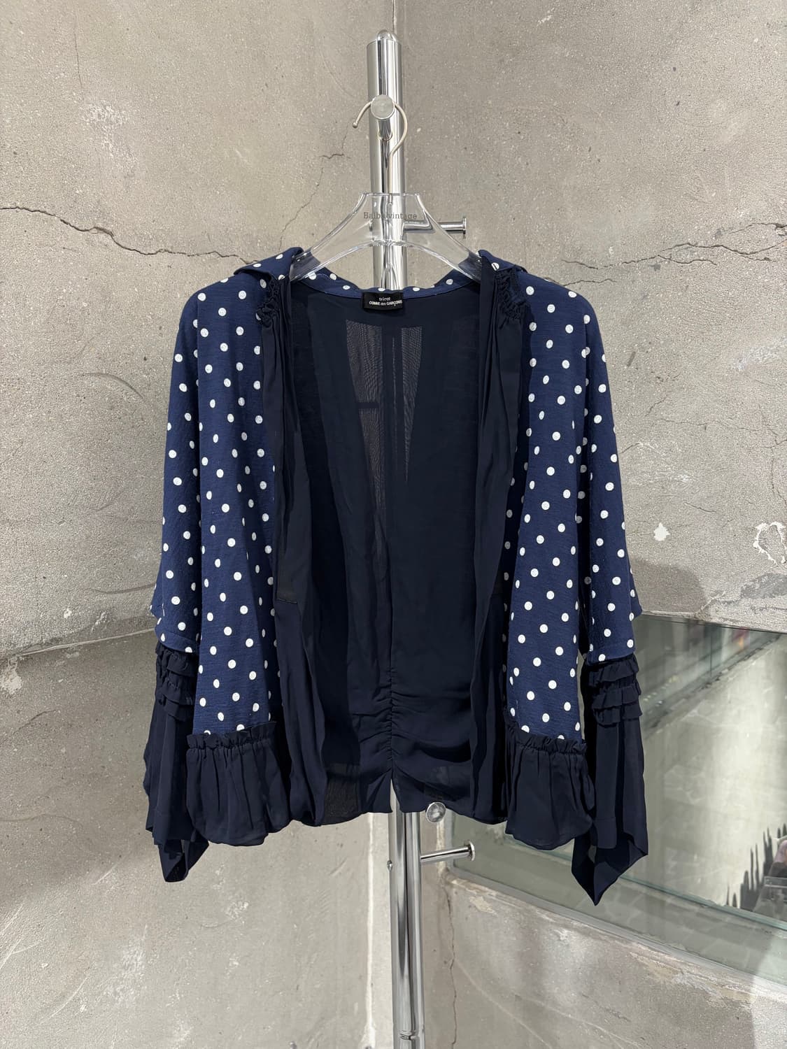 꼼데가르송 트리콧 Polka Dot Frill Cardigan 상품이미지2