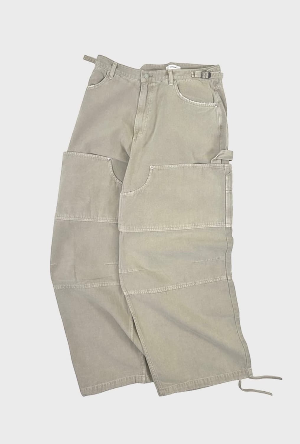 논노드 더블니 커버 팬츠 베이지 2사이즈 상품이미지2