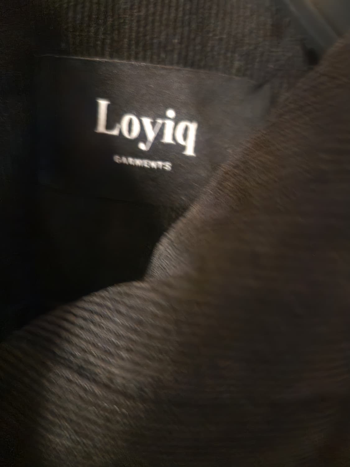 로이크 블랙 코르듀이 숏패딩 자켓 상품이미지2