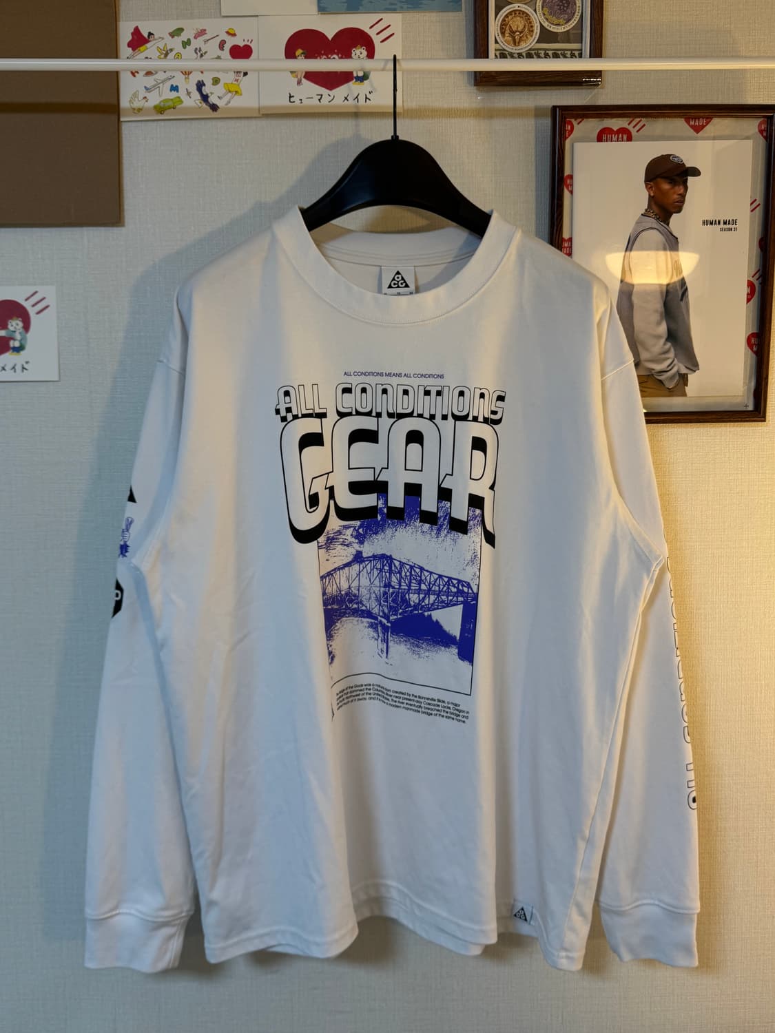 (XL)나이키 ACG 드라이핏 롱슬리브 티셔츠 서밋 화이트 상품이미지1