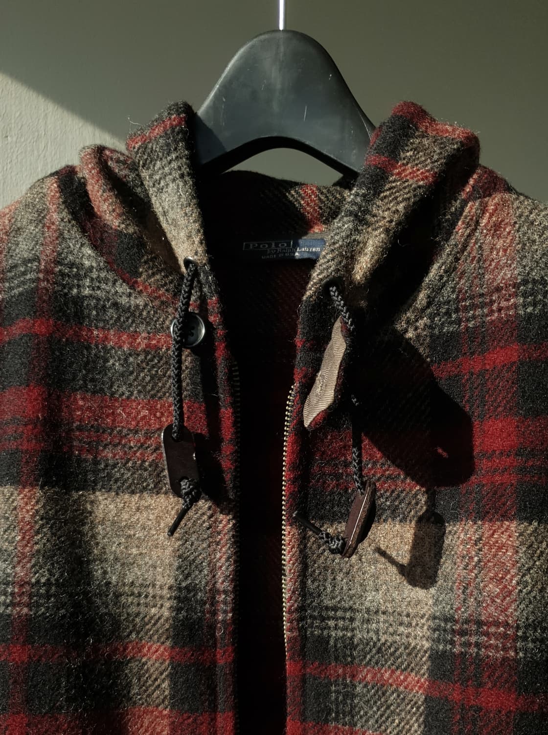 90s Polo Ralph Luren plaid wool jacket 상품이미지7