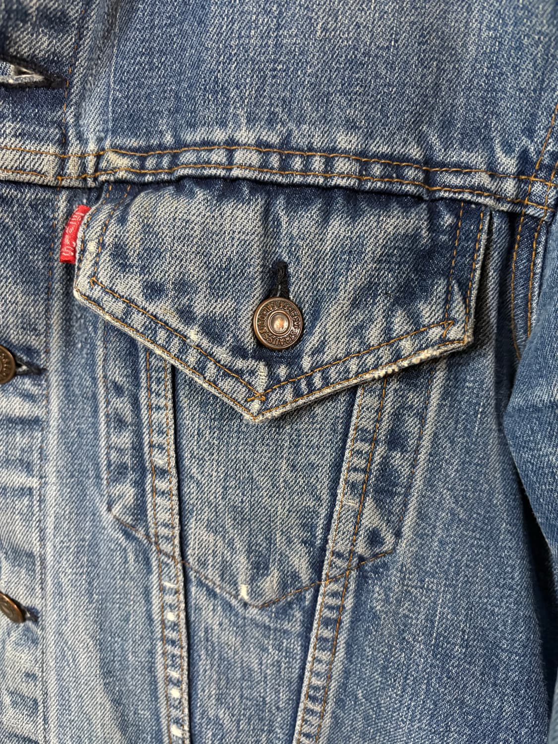 70-80‘s USA Levis 70505  denim jacket.  상품이미지4