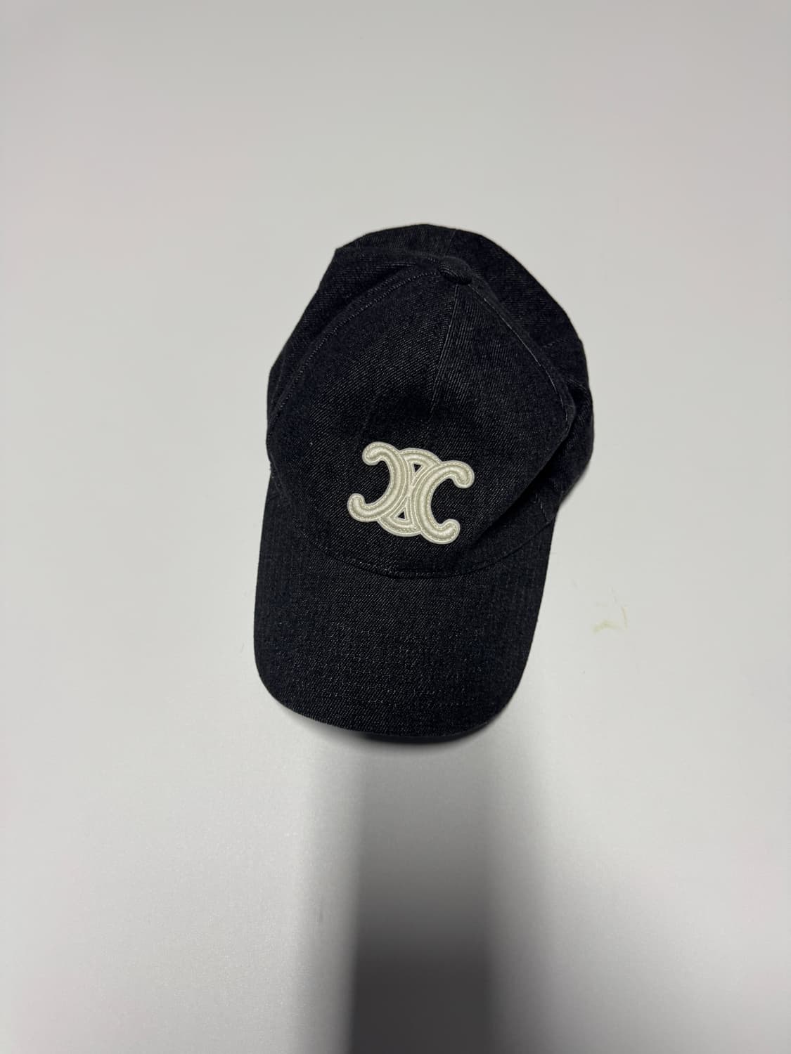 셀린느 리메이크 커스텀 트리옹프 로고 데님 볼캡 상품이미지1