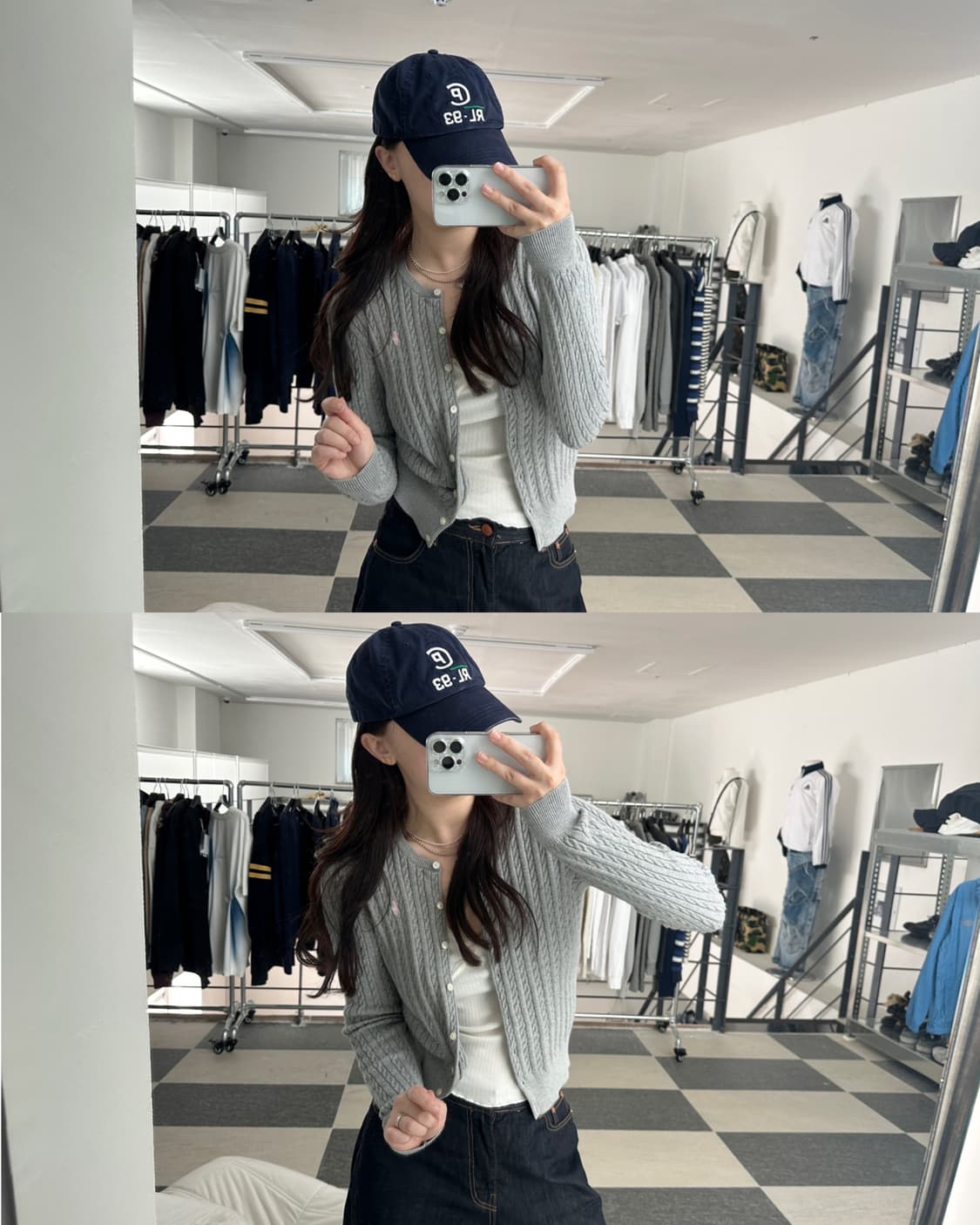 폴로 랄프로렌 그레이 케이블 니트 가디건 상품이미지10