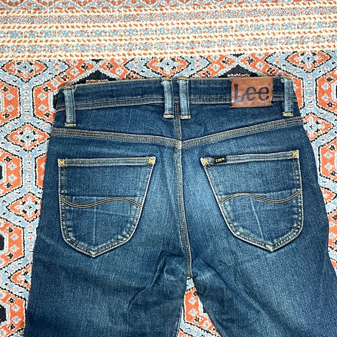 리 L1 stovepipe 진청 데님팬츠 여성29 상품이미지5