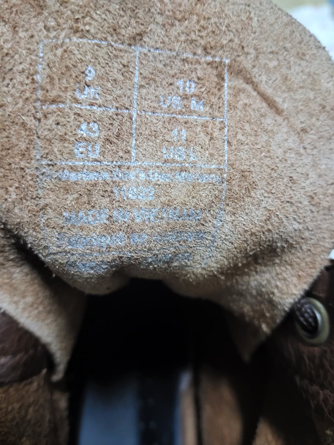 닥터마틴1460 모델 8홀 280사이즈 브라운  상품이미지2