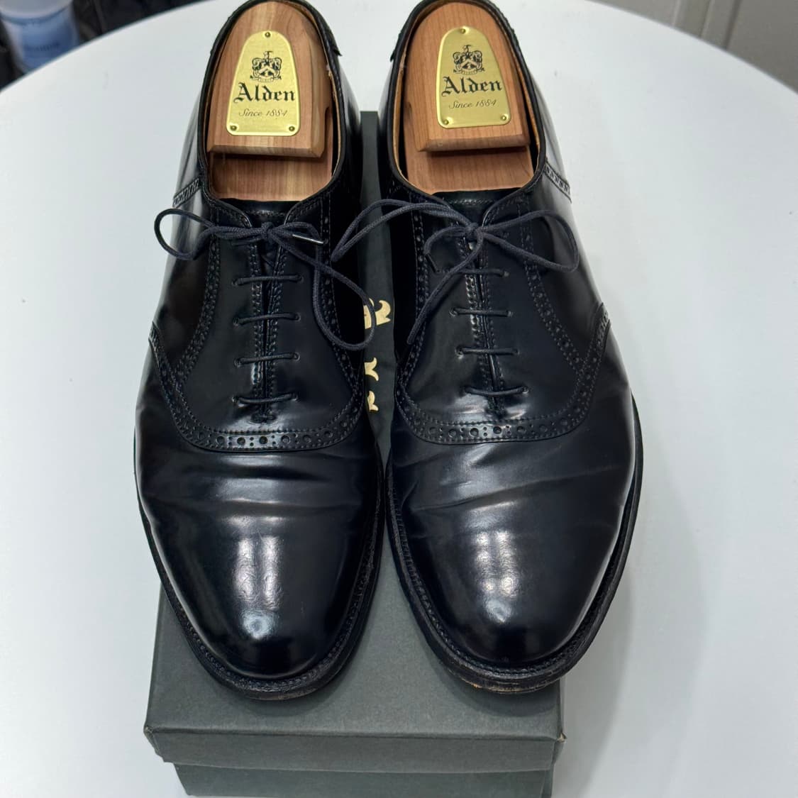 10E) 알든(Alden) 993 블랙 코도반 새들슈즈 상품이미지1