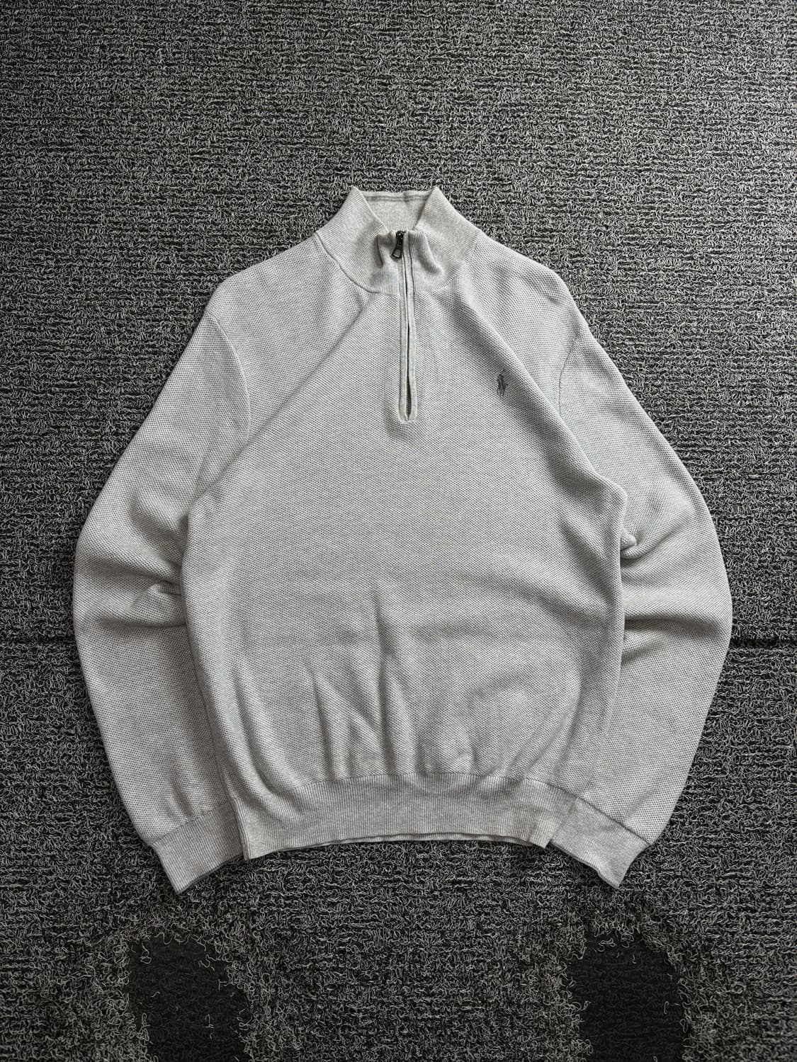 폴로 랄프포렌 포니로고 피마코튼 반집업 니트 3560 상품이미지2