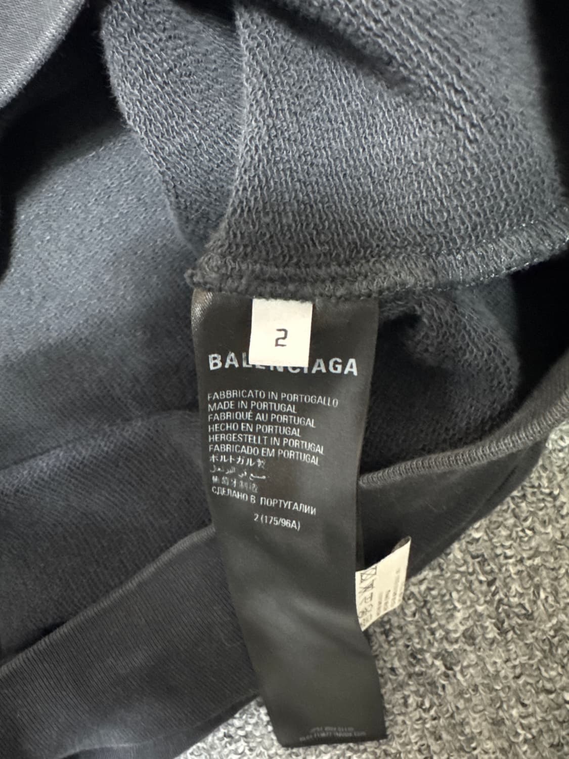 발렌시아가 XXXL 후드 - 2사이즈 상품이미지4