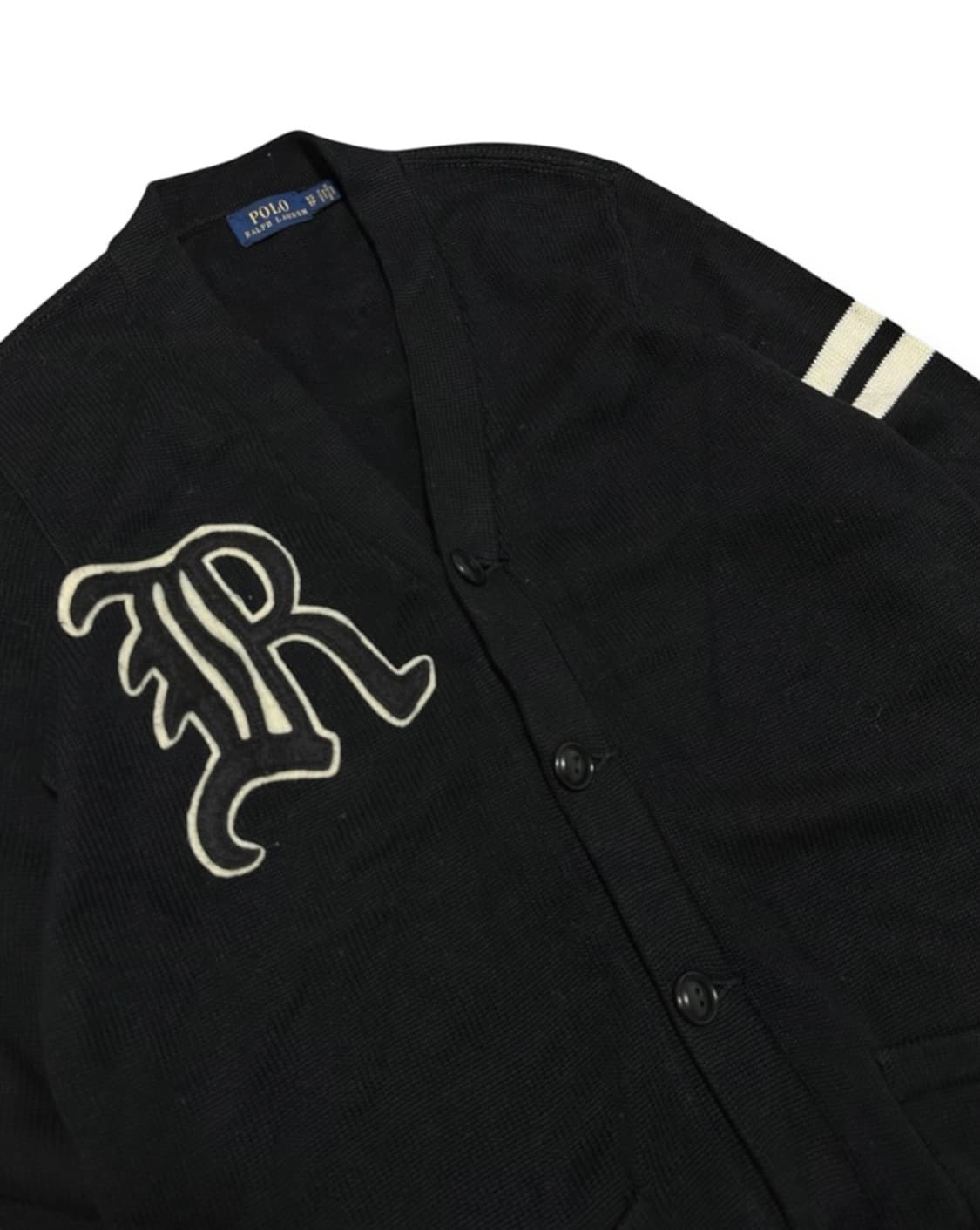 폴로 랄프로렌 바시티 패치 블랙 가디건 상품이미지4