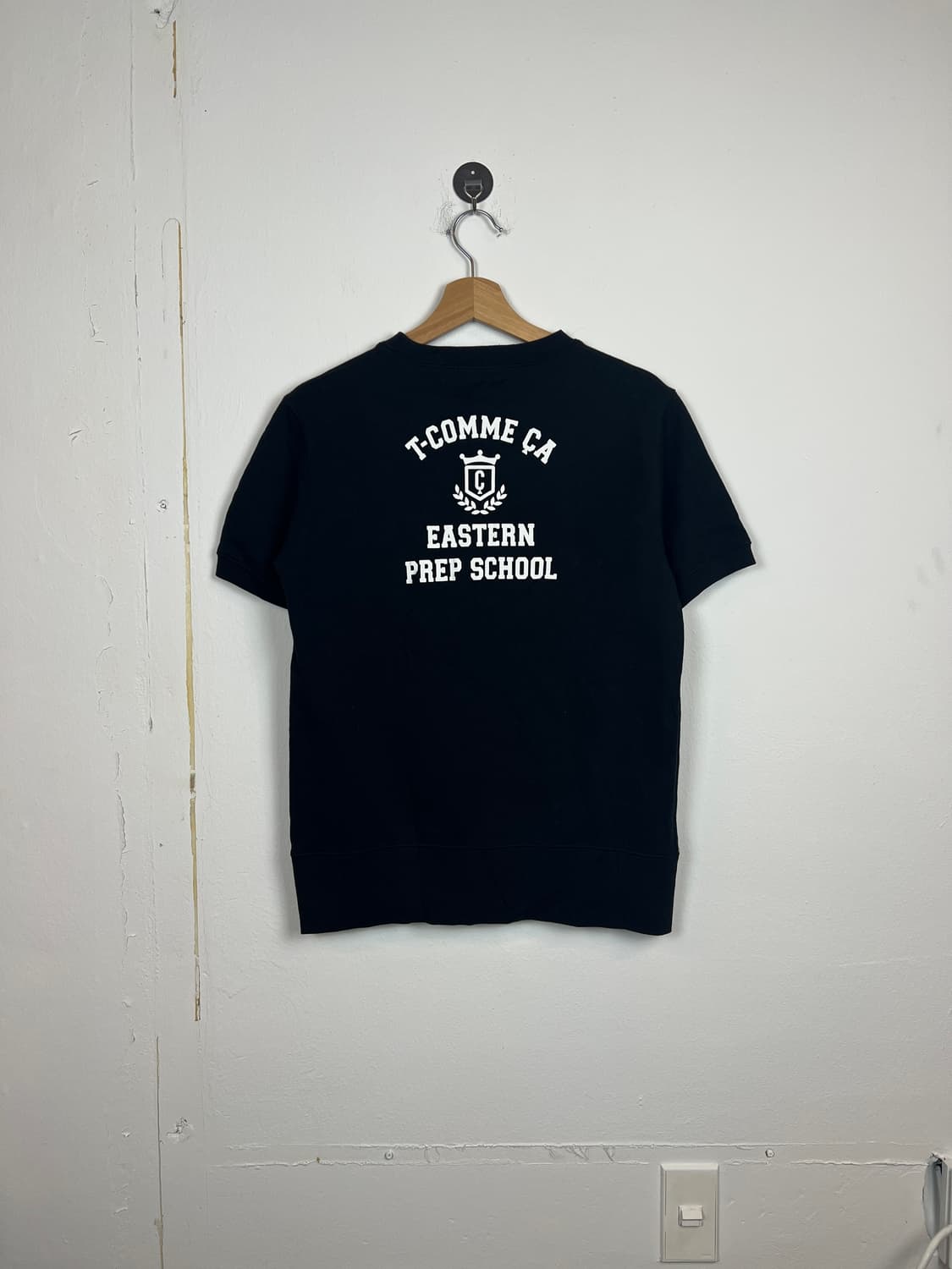 T253 T-COMME CA 검정 티셔츠 M 상품이미지2