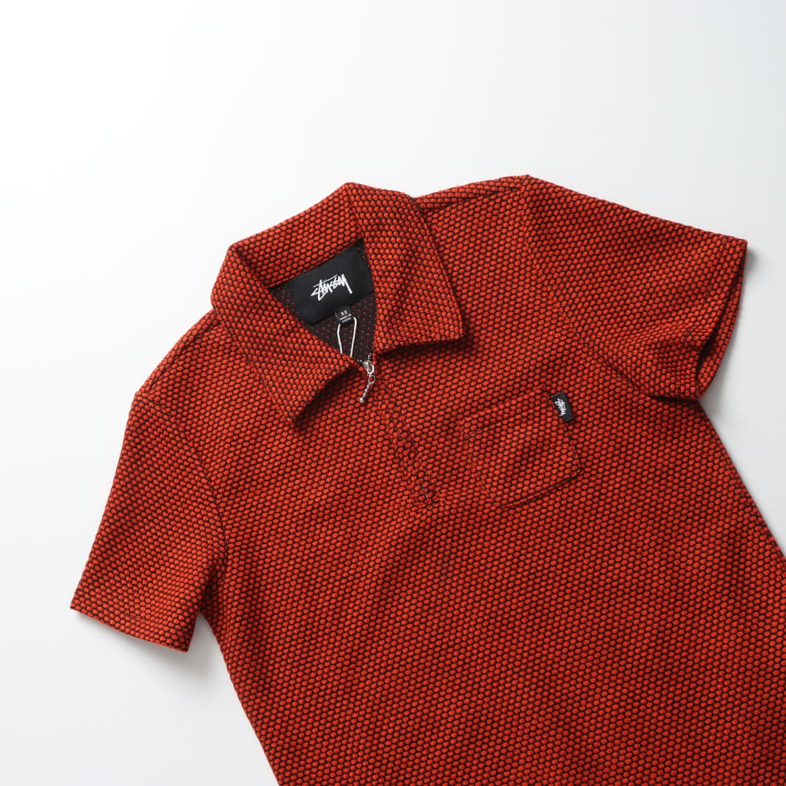 STUSSY Half Zip Polo Shirt 상품이미지6