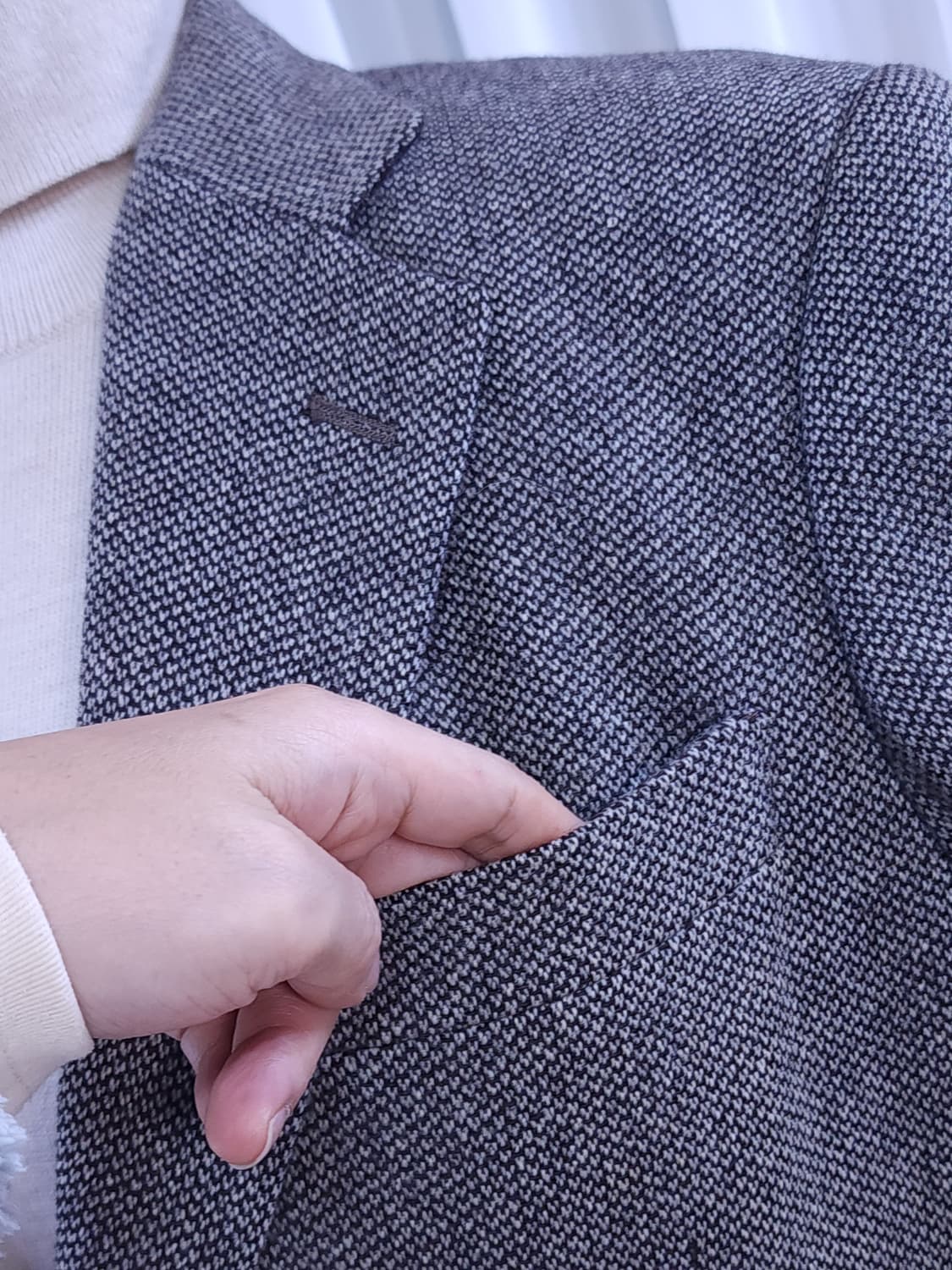 캐시미어100%  자켓 상품이미지2