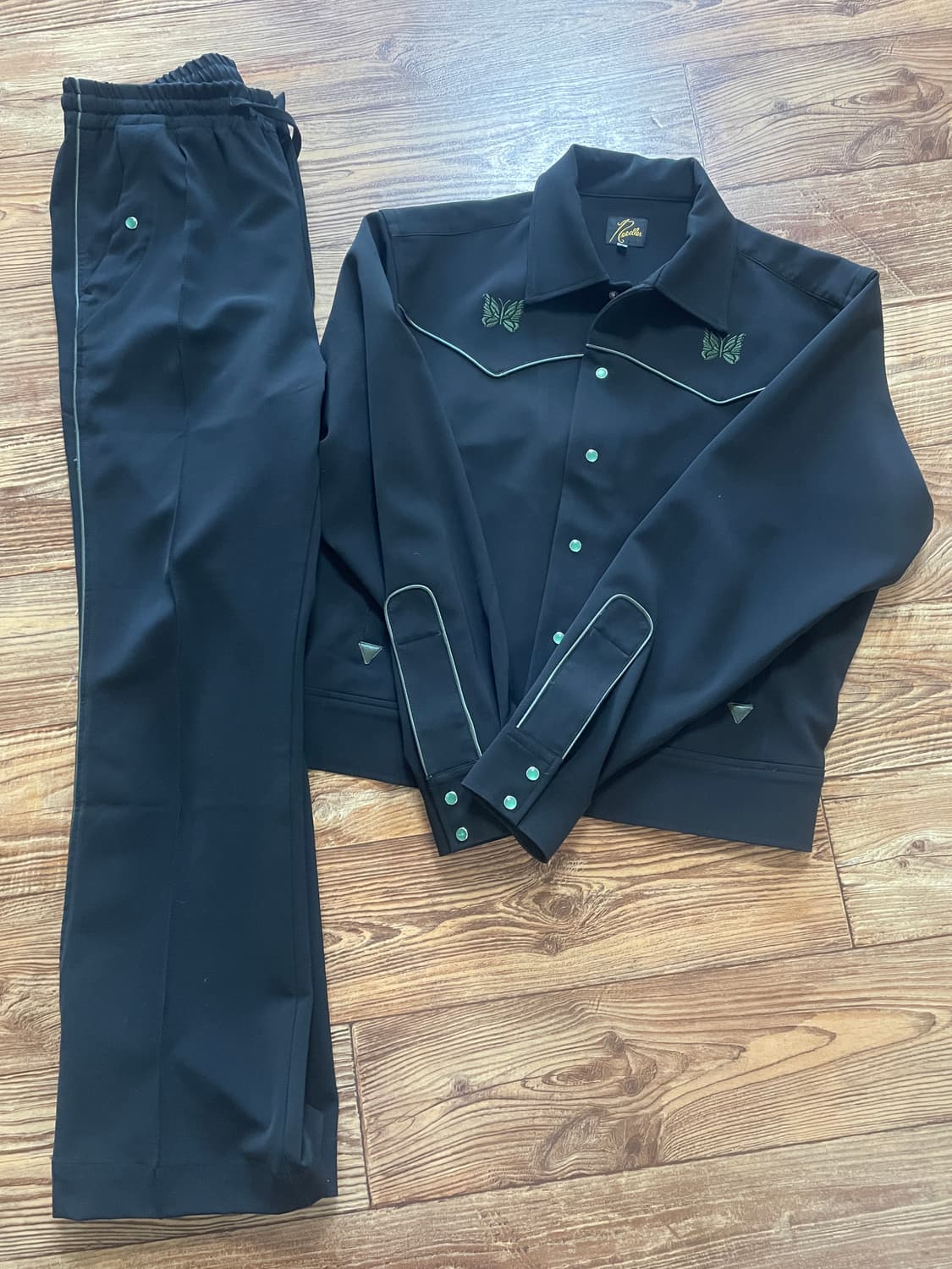 니들스 카우보이 자켓 팬츠 세트 상품이미지1