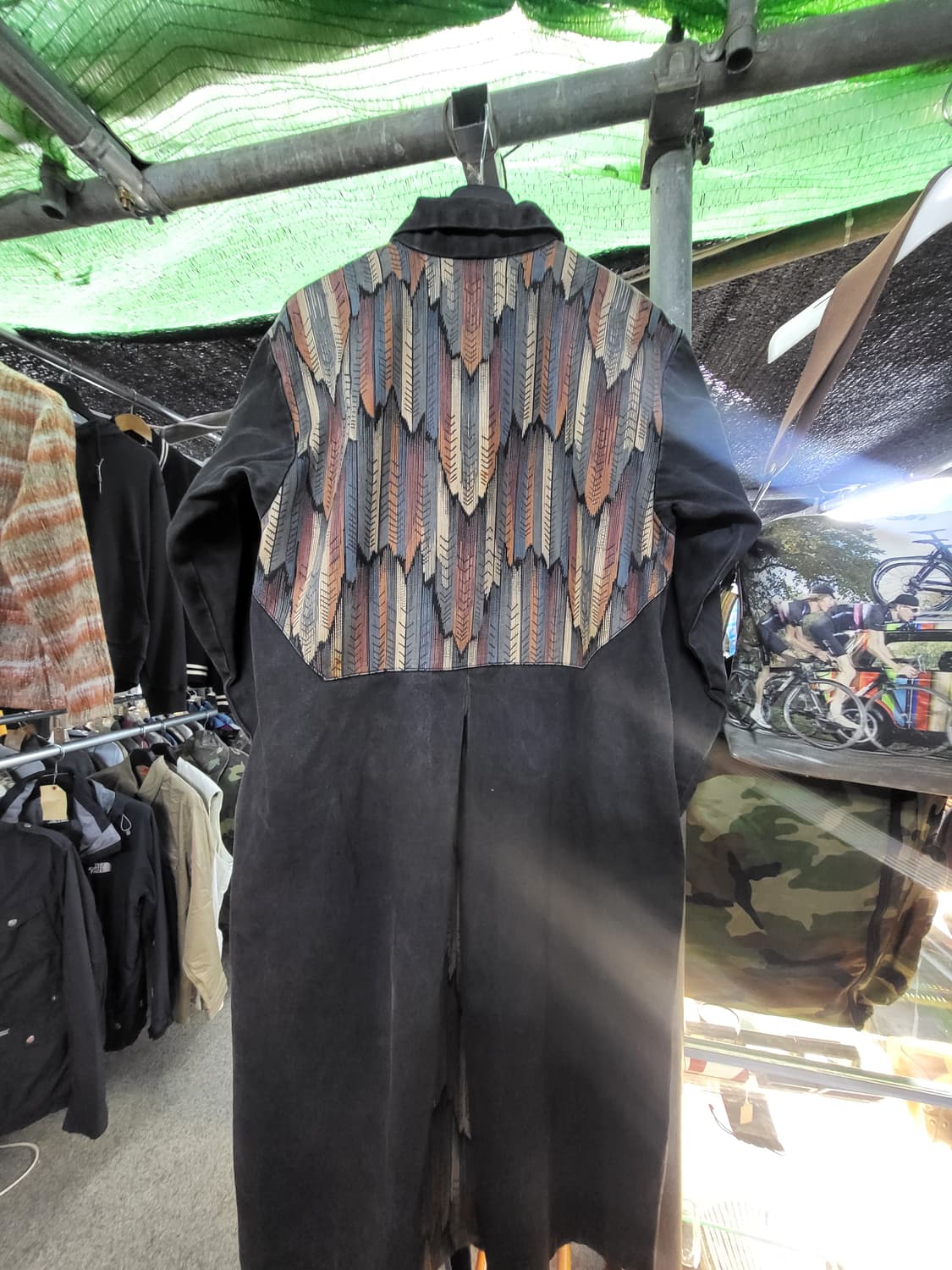 카우보이 깃털 롱코트 상품이미지4