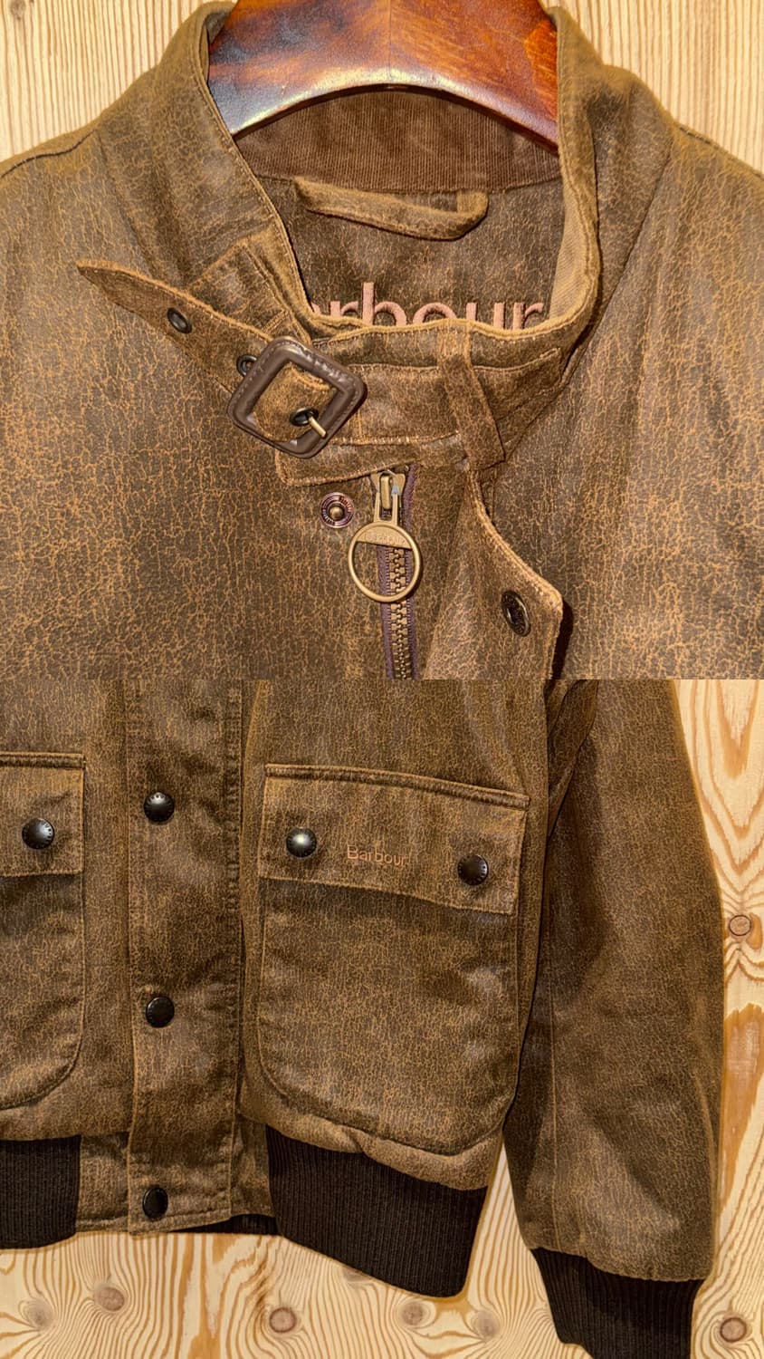 바버 웨더 워크 플라이어 자켓 브라운 상품이미지3