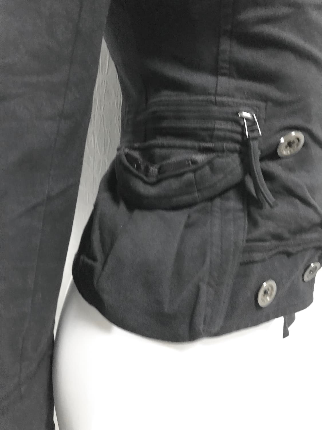 빈티지 아카이브 지퍼 포켓 코튼 더블 자켓 상품이미지8