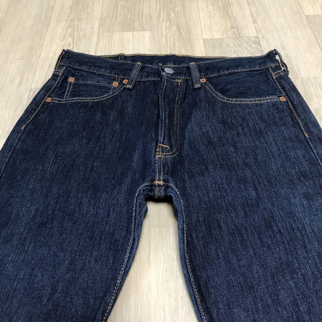 (31) 리바이스 Levi's 501 스트레이트핏 중청 원워시드 데님 상품이미지3