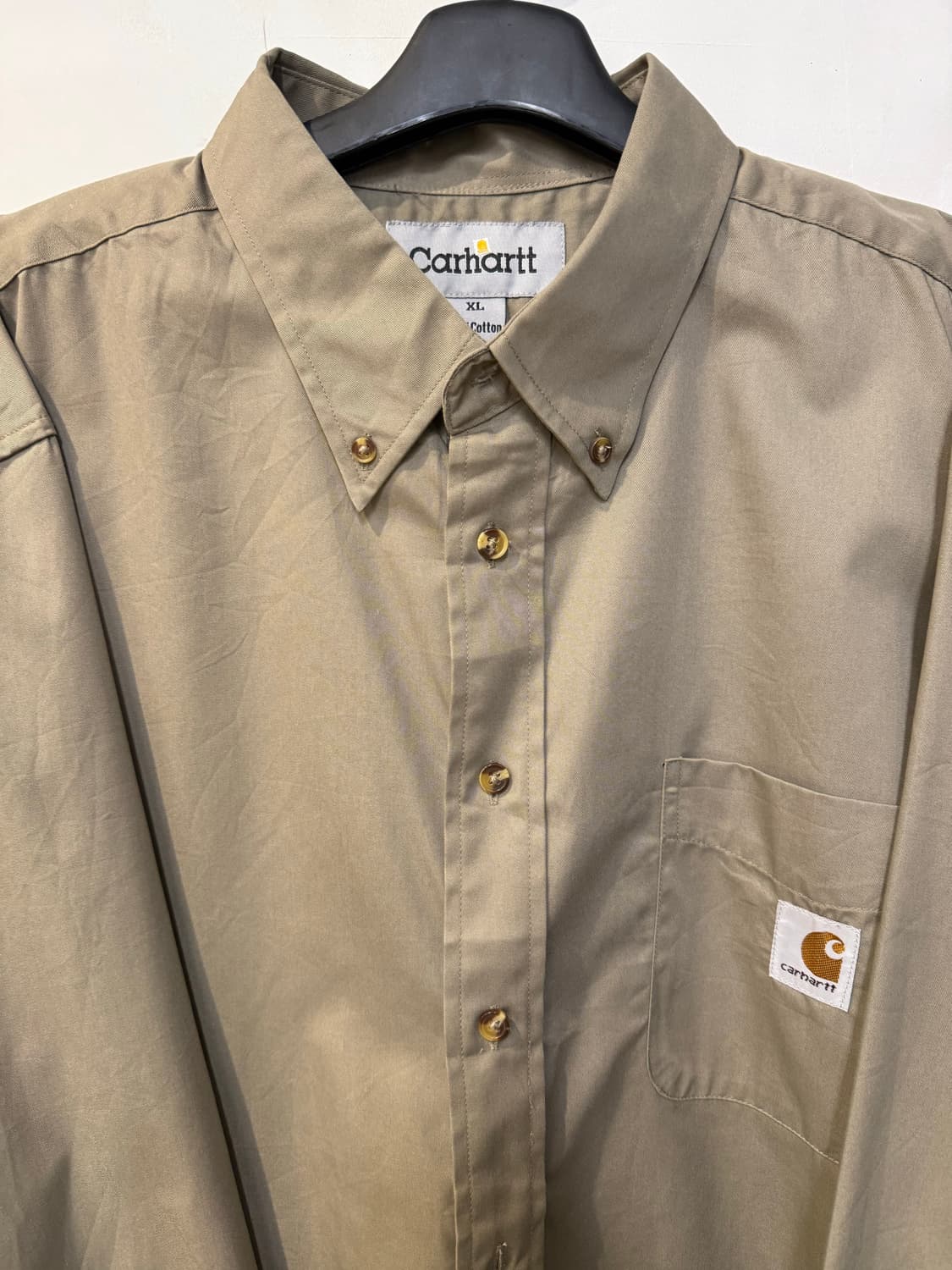 칼하트 베이지 긴팔셔츠 상품이미지2