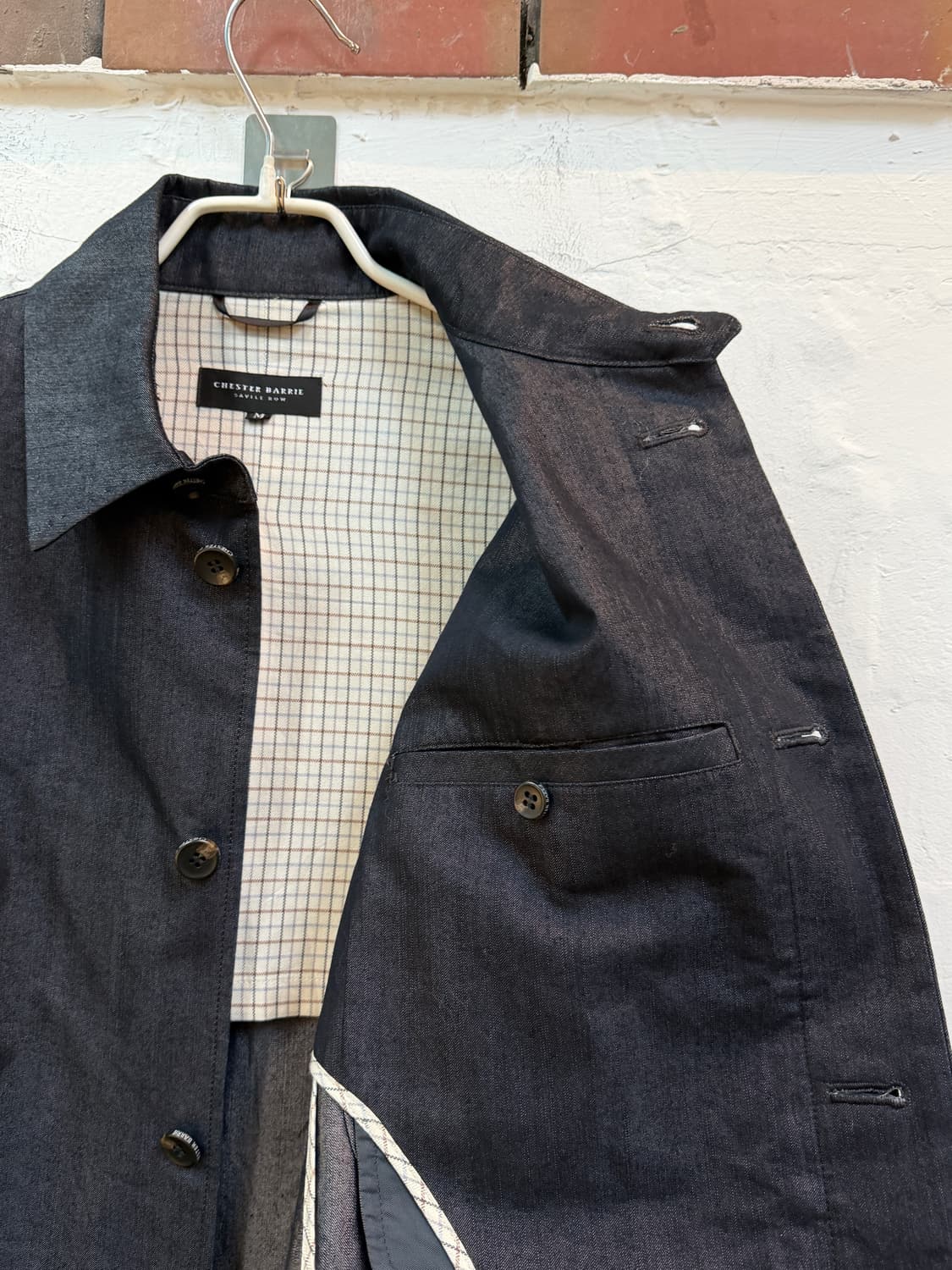 Chester Barrie 체스터베리 코튼 블렌드 자켓 M 상품이미지7