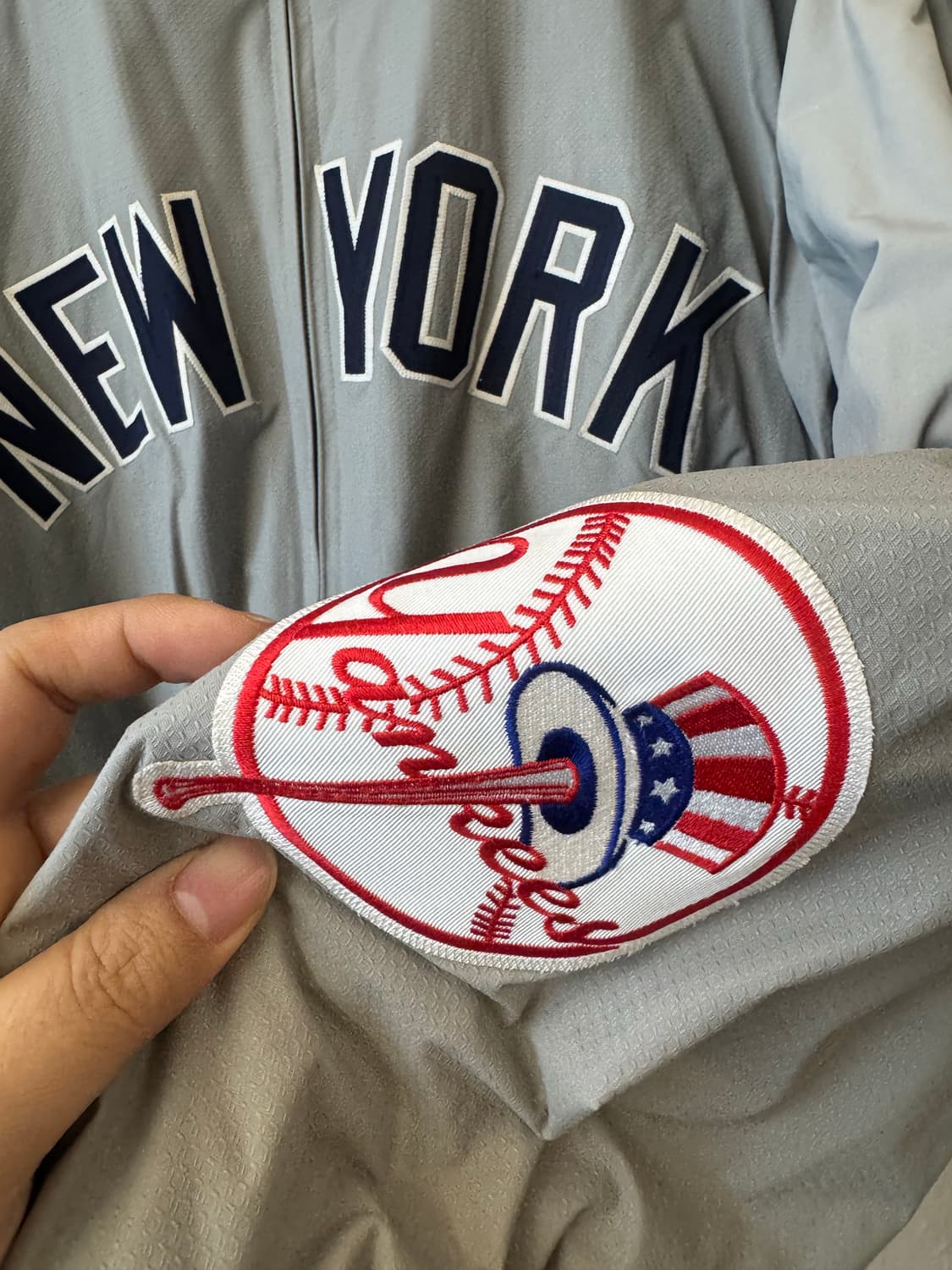 마제스틱 뉴욕 양키스 어웨이 오왼 자켓 L 상품이미지3