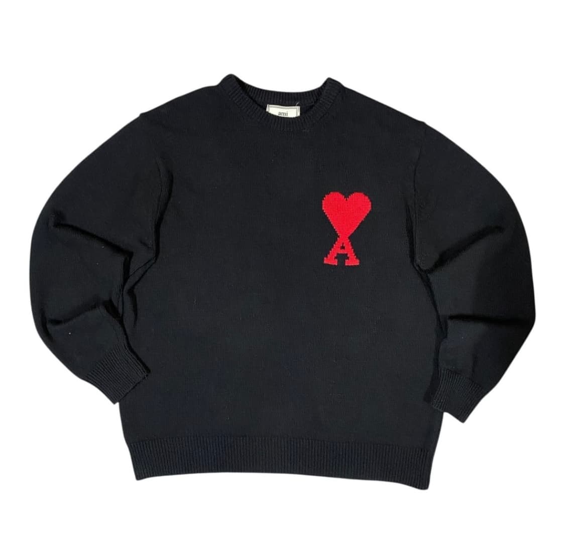 아미 인타르시아 빅하트 로고 니트 상품이미지1