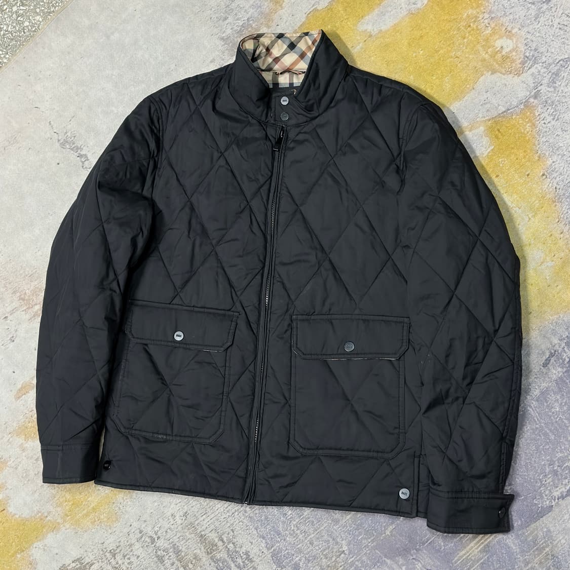 닥스골프 블랙 퀄팅자켓 L 상품이미지1