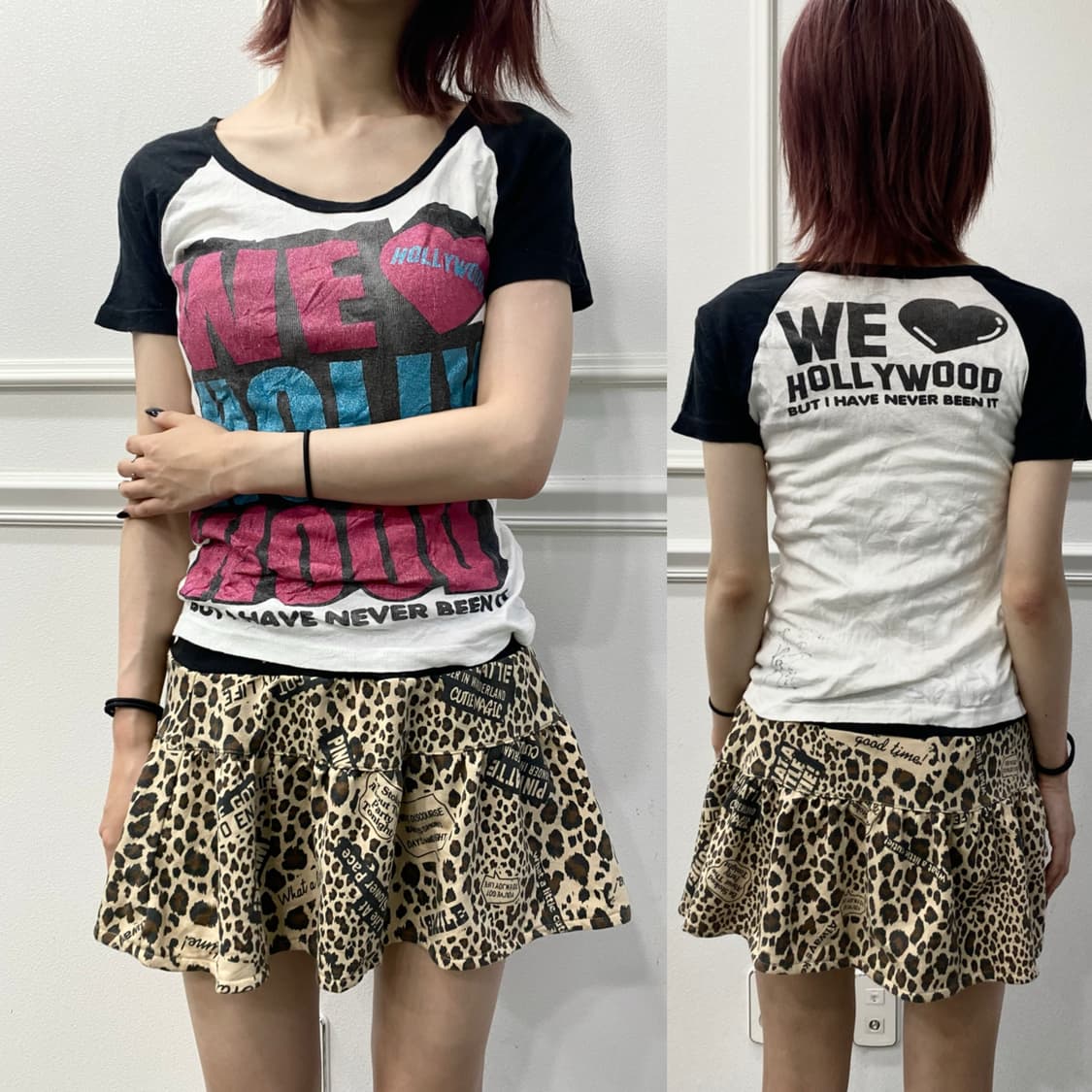  [CHU XXX]Hollywood Print Slim Fit Top 상품이미지1