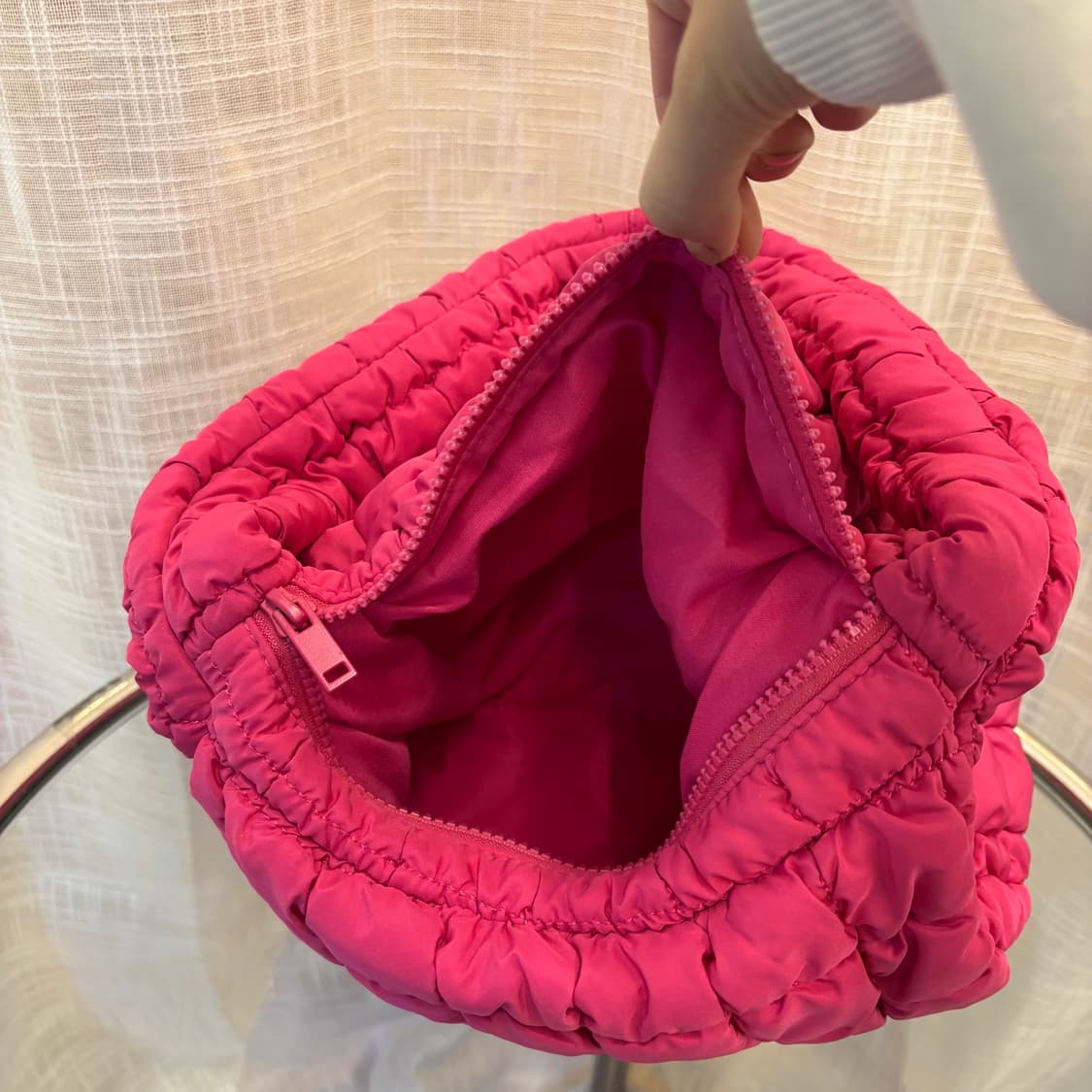 COS 퀄티드 미니 숄더백 핑크     상품이미지7