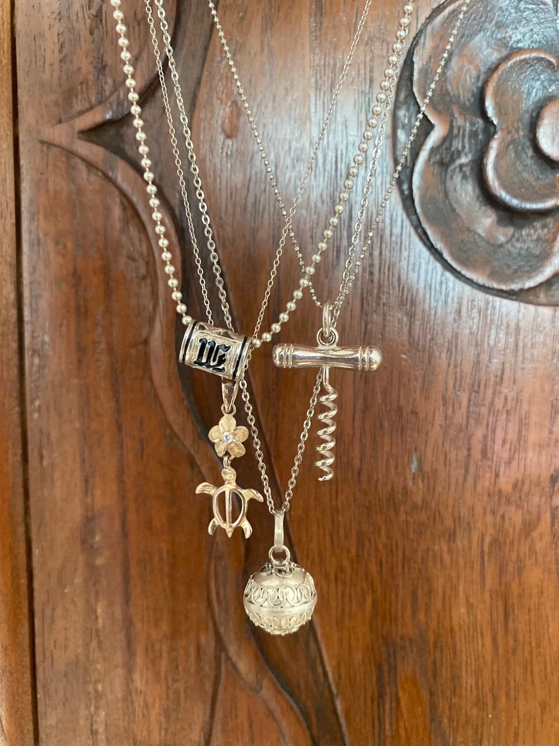 七寶 m cylinder 925silver neckla 상품이미지5