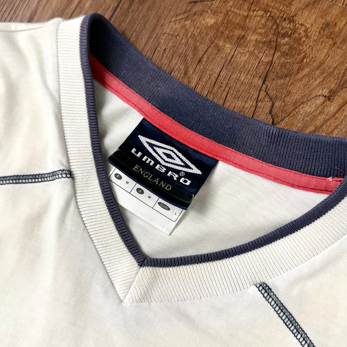Umbro 엄브로 00s 잉글랜드 국대 유니폼 티셔츠 상품이미지5