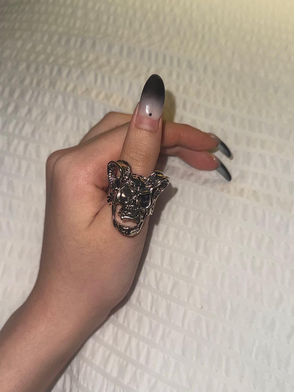 펑크 락시크 빈티지 오픈링 반지 세트 (뱀, 해골 등) 상품이미지4