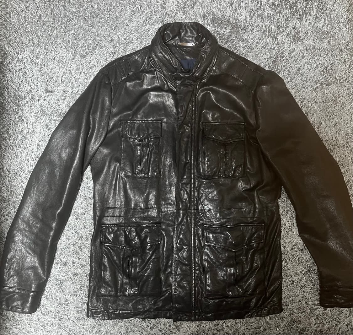 [Vintage]Gimmick Pocket Detail Leather  상품이미지1