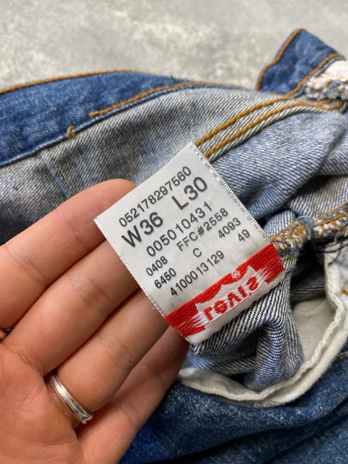 [34] 00s Levi's 501 리바이스 레귤러핏 데님팬츠 상품이미지10