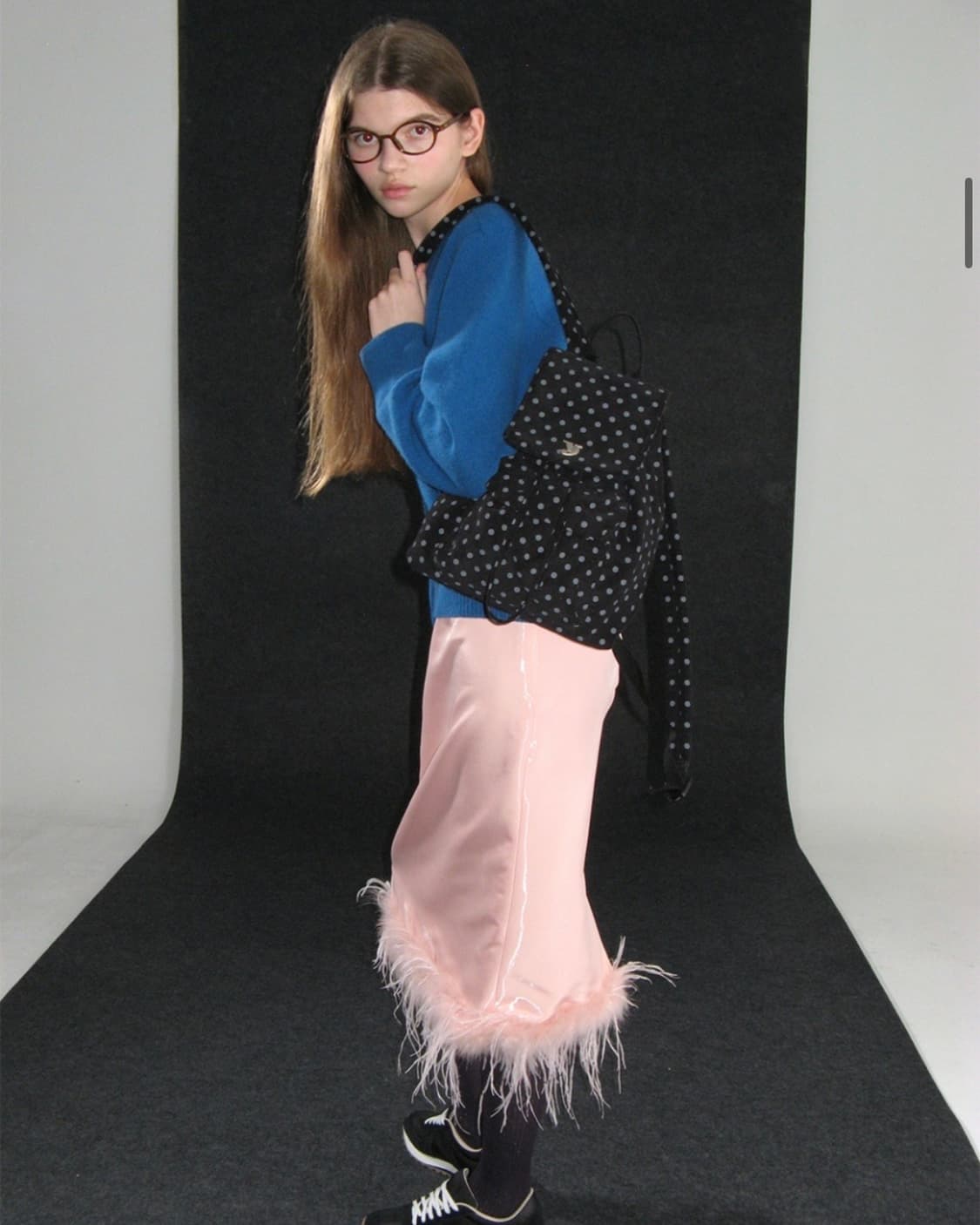 여밈 도트 미니 백팩 상품이미지3