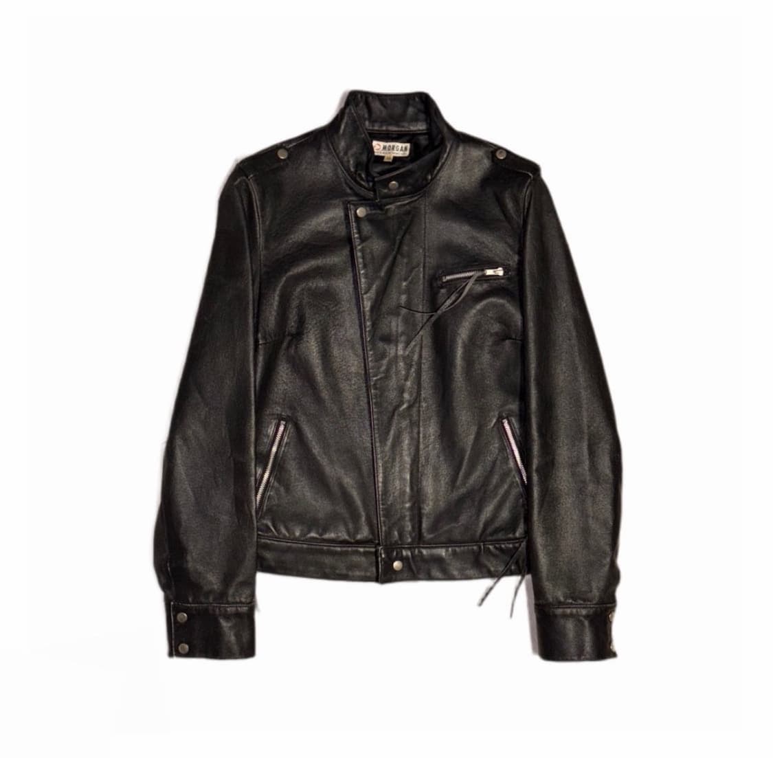 MORGAN 리얼 레더 가죽 라이더 자켓 상품이미지1