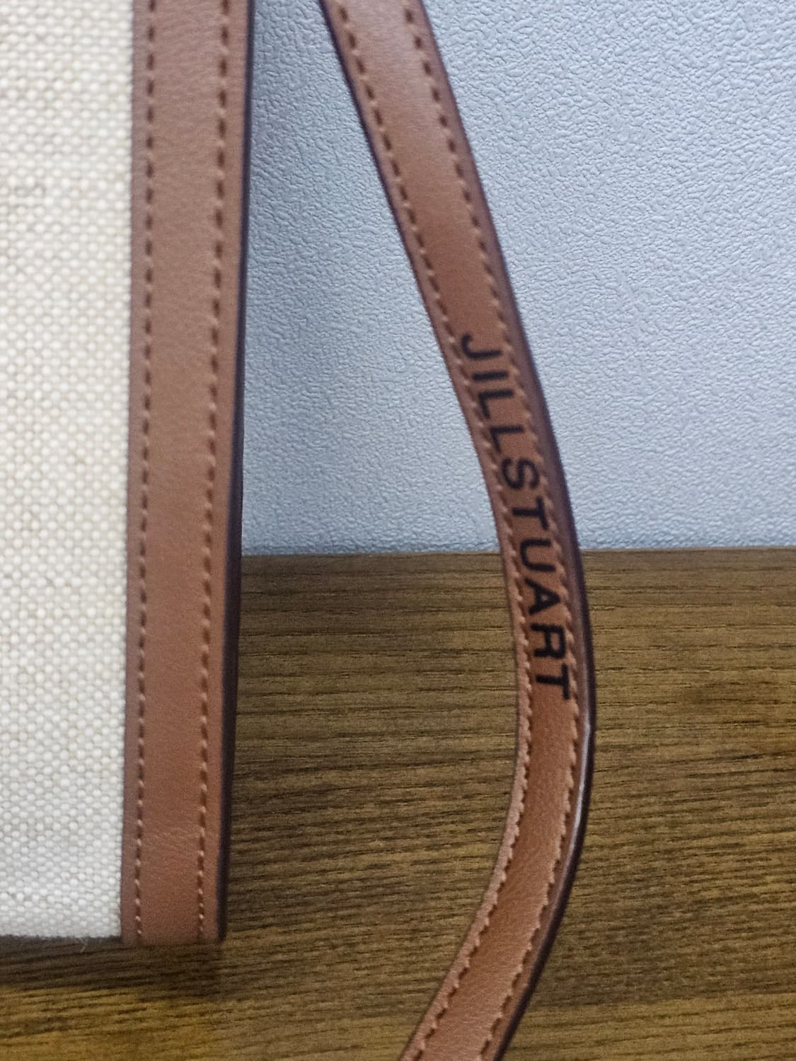 질스튜어트 브라운 가죽배색 린넨혼방 토트백 상품이미지7