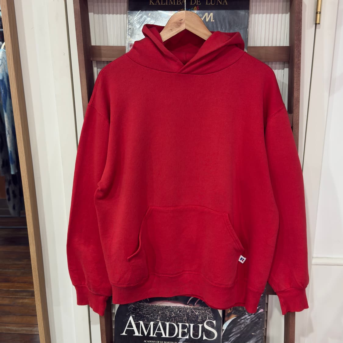 90s 러셀 에슬레틱 블랭크 스웻후드 USA 상품이미지1